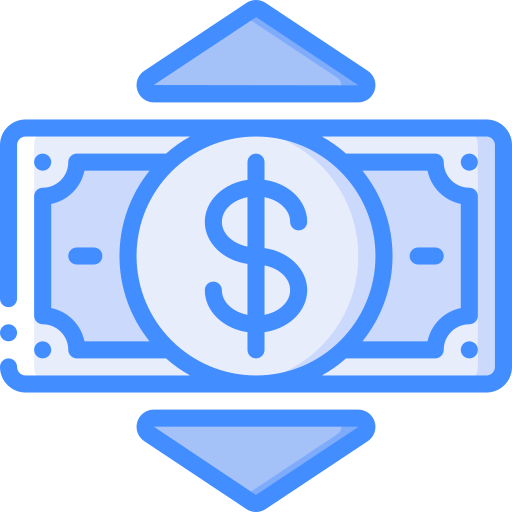 dollar Basic Miscellany Blue icon