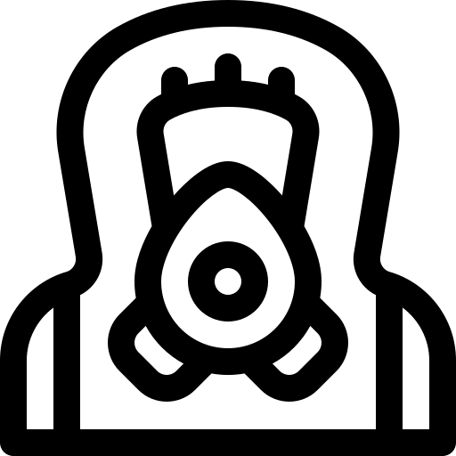 hazmat Basic Rounded Lineal icon