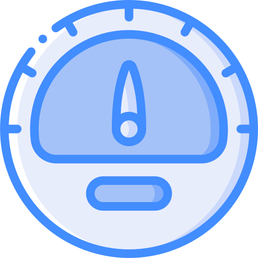 Gauge Basic Miscellany Blue icon