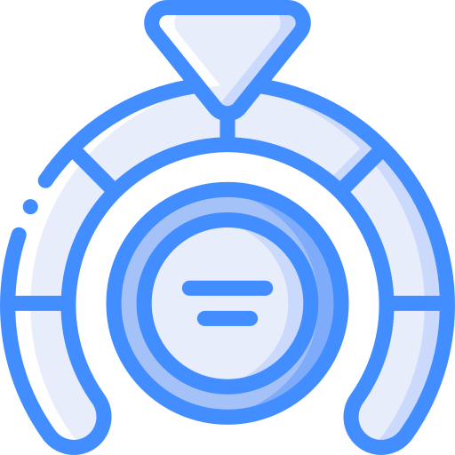 Dial Basic Miscellany Blue icon