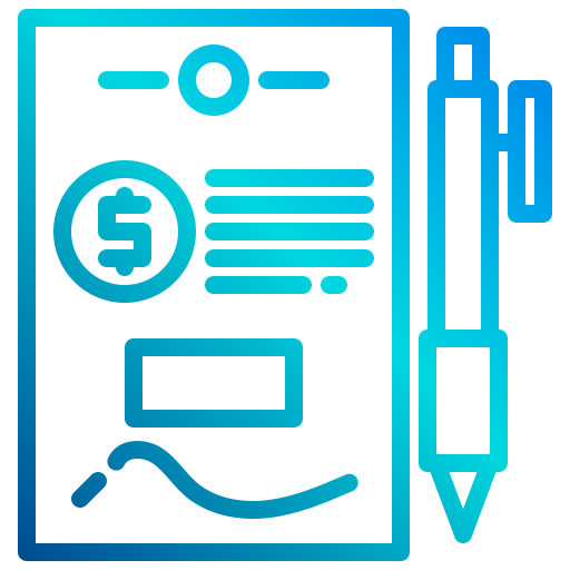 契約 xnimrodx Lineal Gradient icon