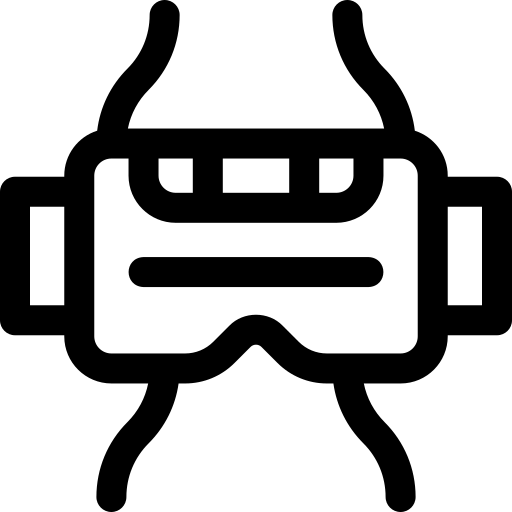 occhiali vr Basic Rounded Lineal icona