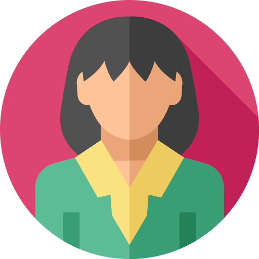 frau Flat Circular Flat icon