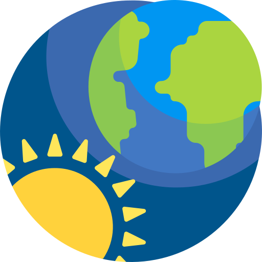 Earth Detailed Flat Circular Flat icon