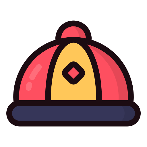 Chinese hat Generic Outline Color icon