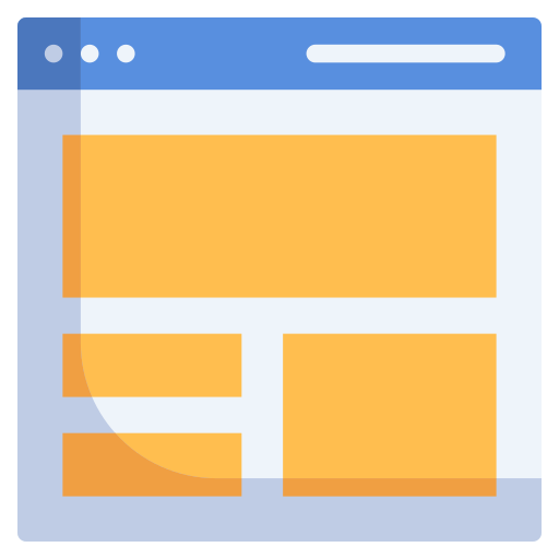 Layout Generic Flat icon