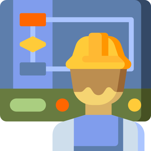 Worker Special Flat icon