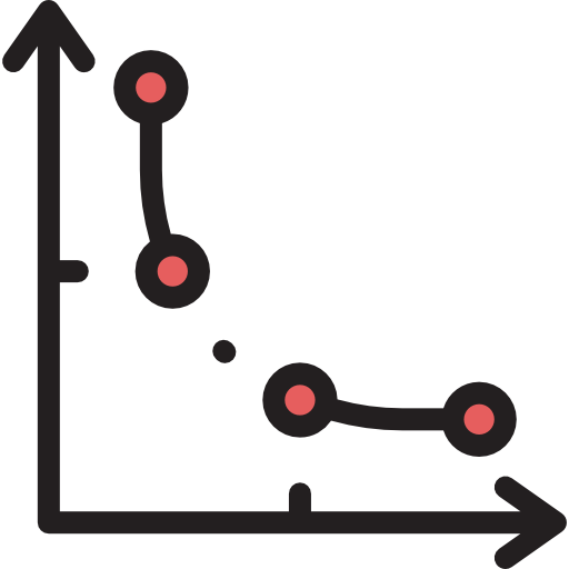 diagramma Detailed Rounded Lineal color icona