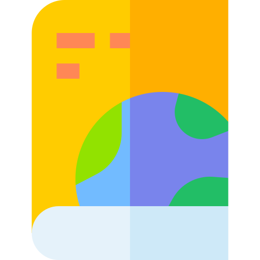 도서 Basic Straight Flat icon