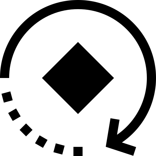 tourner Basic Straight Filled Icône