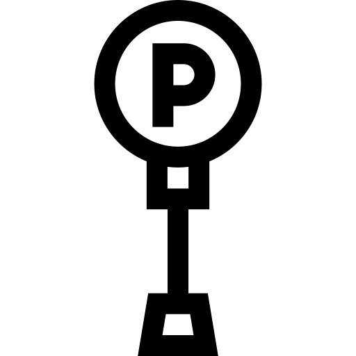 panneau de stationnement Basic Straight Lineal Icône