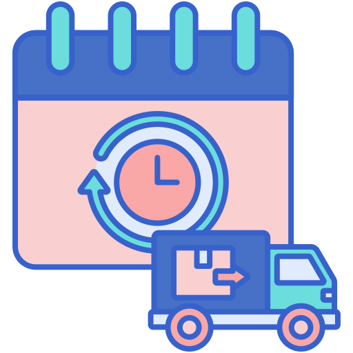 Shipping and delivery Flaticons Lineal Color icon