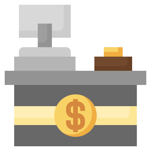 Cashier Surang Flat icon