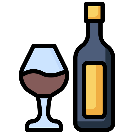 Wine Surang Lineal Color icon