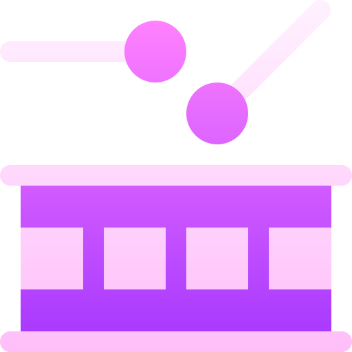 tamburo Basic Gradient Gradient icona