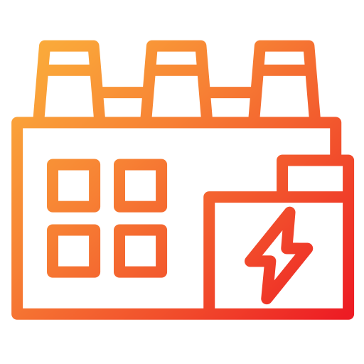 Power plant Generic Gradient icon