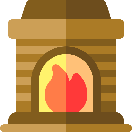 kamin Basic Rounded Flat icon