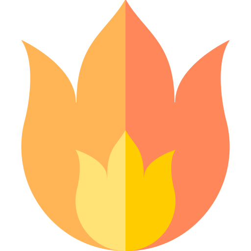 Fire Basic Straight Flat icon