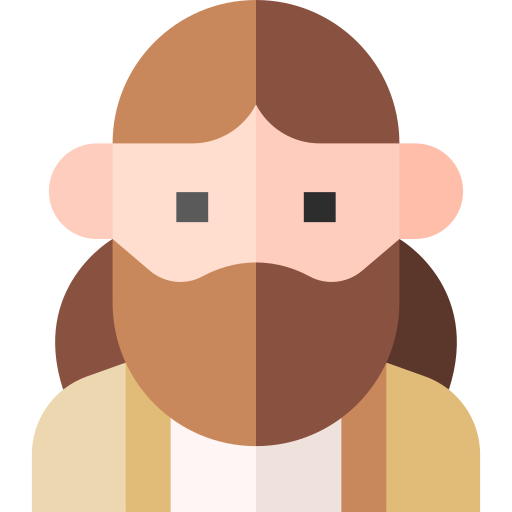 jesus Basic Straight Flat icon