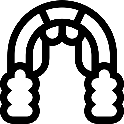 arc Basic Straight Lineal Icône