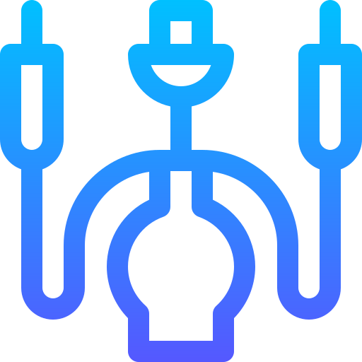 물 담배 Basic Gradient Lineal color icon