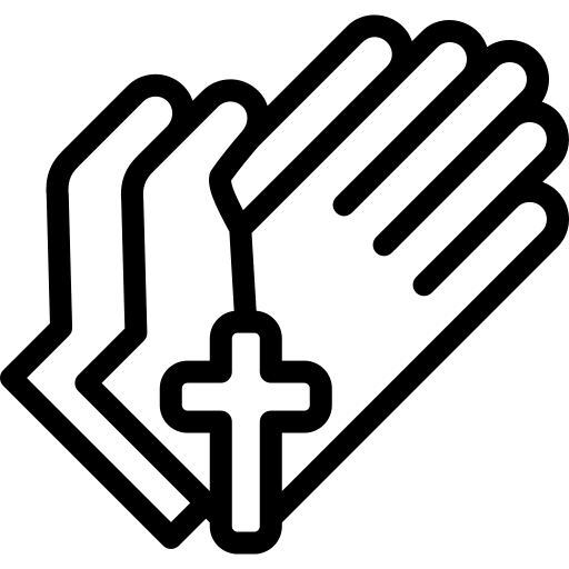 prier Detailed Mixed Lineal Icône