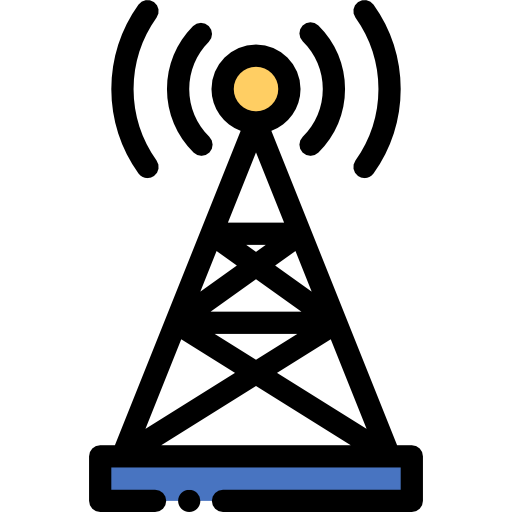 antenne Detailed Rounded Lineal color icon