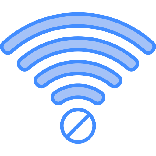 No connection Generic Blue icon