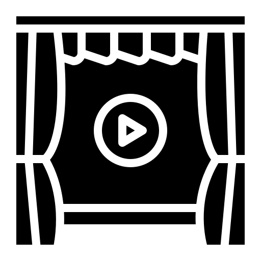 Кино Iconixar Glyph иконка