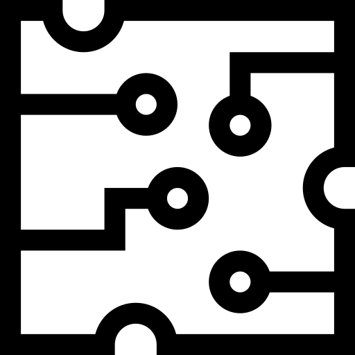 microchip Basic Straight Lineal Ícone