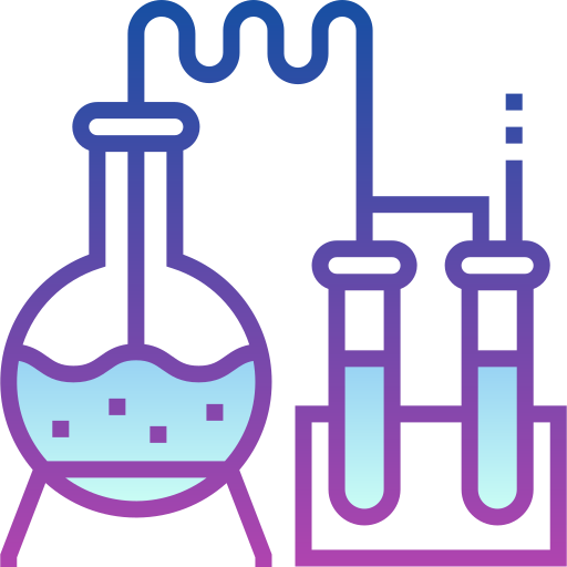 chimie Detailed bright Gradient Icône