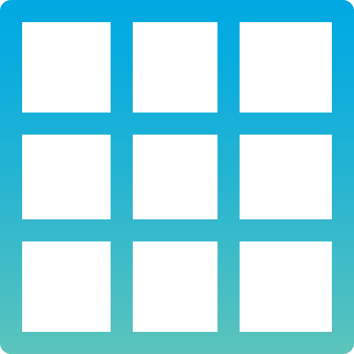 Grid Generic Gradient icon