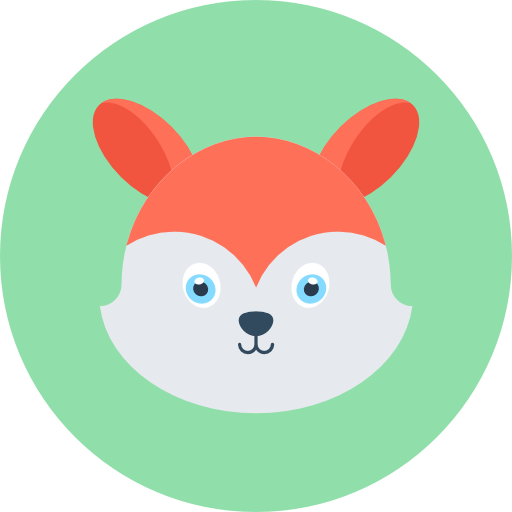 eichhörnchen Flat Color Circular icon