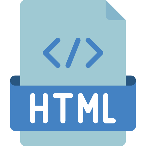 fichier html Basic Miscellany Flat Icône