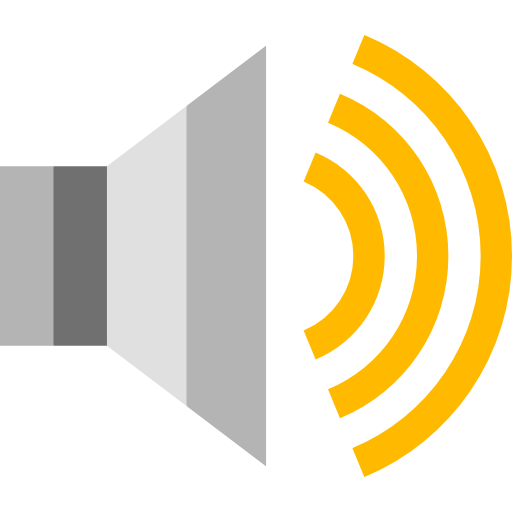 음량 Basic Straight Flat icon