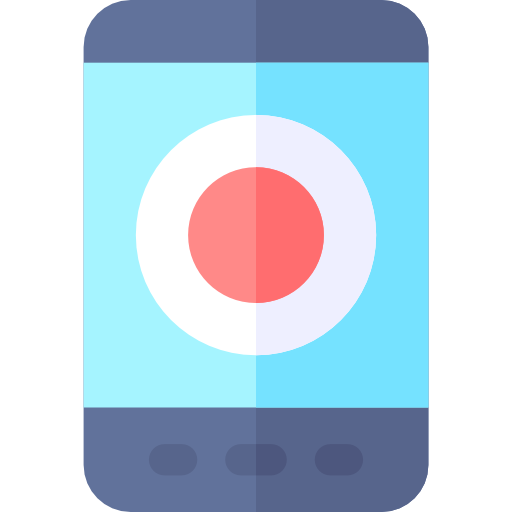 smartphone Basic Rounded Flat icon