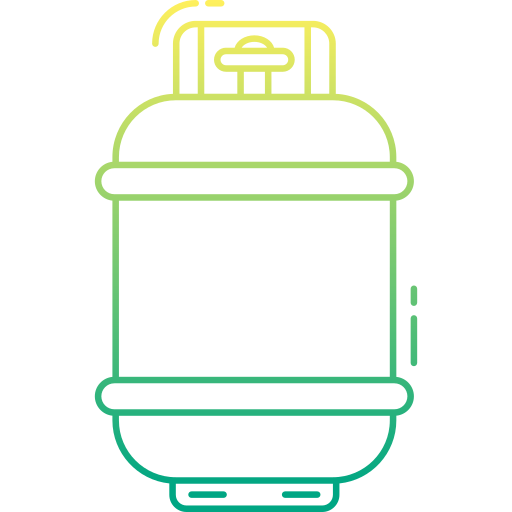 butla z gazem Generic Gradient ikona