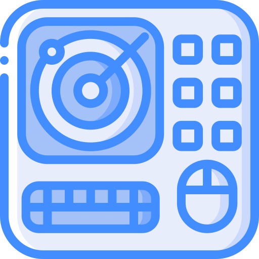 radar Basic Miscellany Blue icon