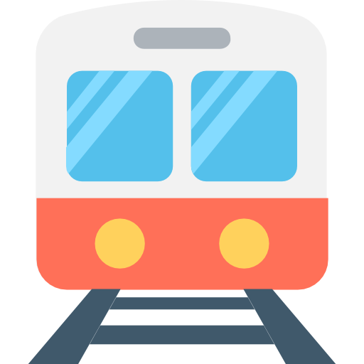 Train Flat Color Flat icon