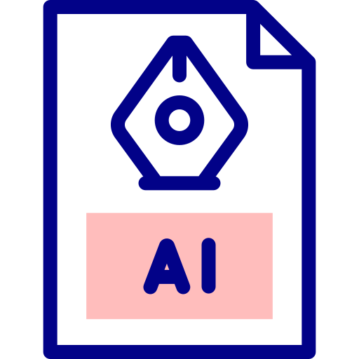 aiファイル Detailed Mixed Lineal color icon