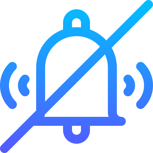 通知 Basic Gradient Lineal color icon