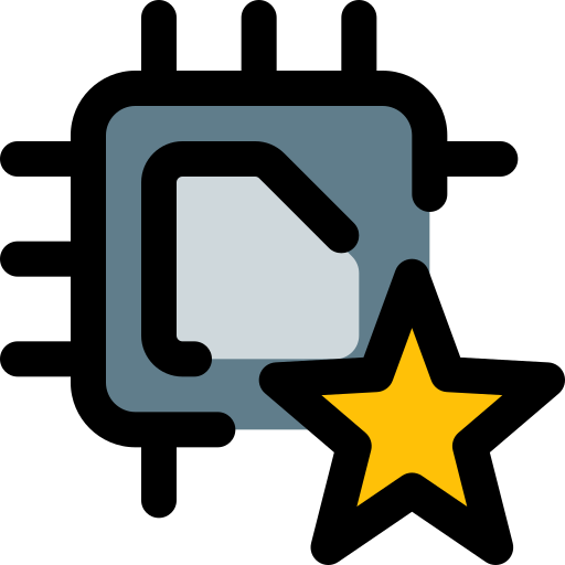 Star Pixel Perfect Lineal Color icon