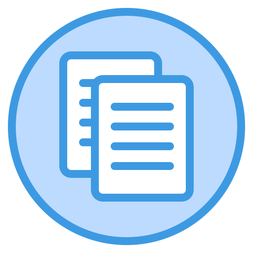 File Generic Blue icon