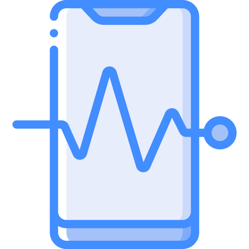 smartphone Basic Miscellany Blue icon