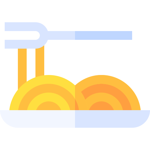 spaghetti Basic Straight Flat icon