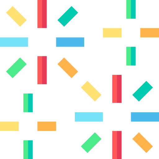 les feux d'artifices Basic Straight Flat Icône