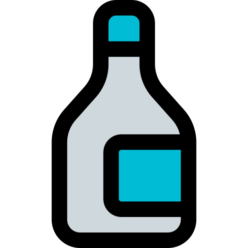 Wine bottle Pixel Perfect Lineal Color icon