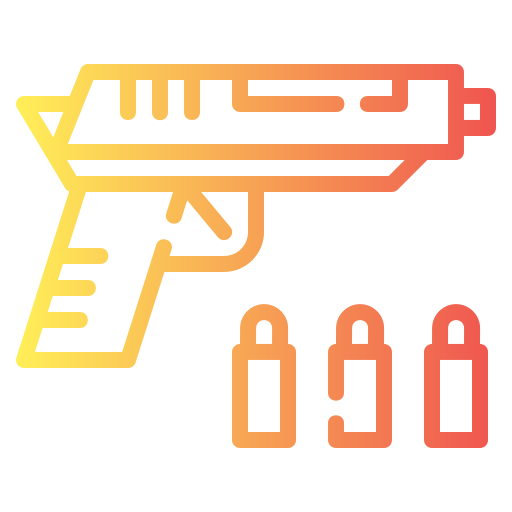 Hand gun Generic Gradient icon