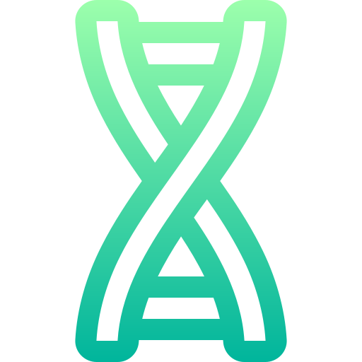 dna Basic Gradient Lineal color Ícone