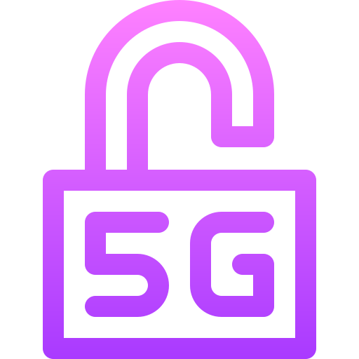 5g Basic Gradient Lineal color Icône